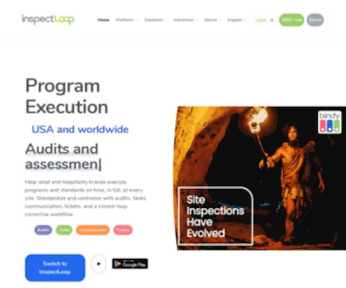 Inspectloop.com(Audits, Corrective Action Plans and Tasks) Screenshot