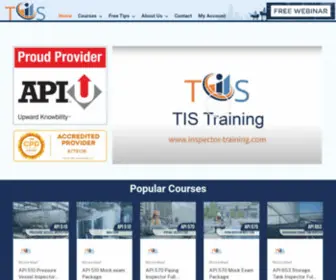 Inspector-Training.com(API & CPD Approved Training Courses) Screenshot