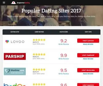 Inspectordating.com(10 Best Dating Sites) Screenshot