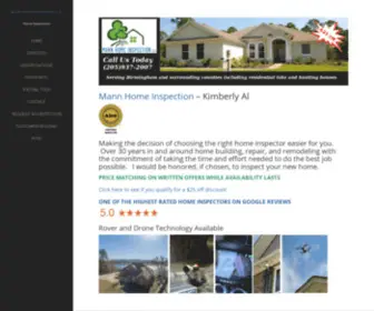 Inspectormann.com(Mann Home Inspections LLC) Screenshot