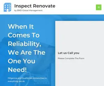 Inspectrenovate.com(Inspect Renovate) Screenshot