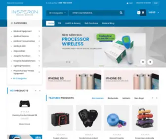 Insperonmedical.com(Insperon Medical Supplies) Screenshot