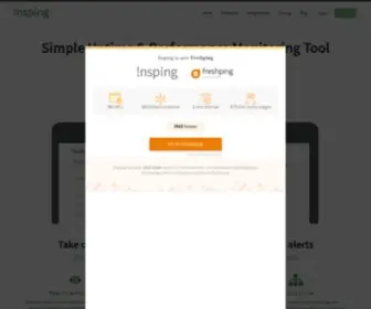 Insping.com(Uptime & Performance Monitoring) Screenshot