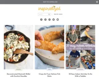 Inspiralized.com(Healthy, veggie-forward recipes with a bit of motherhood realness) Screenshot