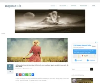 Inspirant.fr(Inspirant est un site sur la philosophie) Screenshot