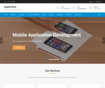 Inspiratech.in(Web Design and Digital Marketing) Screenshot