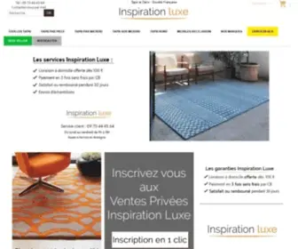 Inspiration-Luxe.com(Vente de tapis) Screenshot