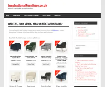 Inspirationalfurniture.co.uk(Discover Beautiful & Affordable Designer Armchairs Sale Online) Screenshot