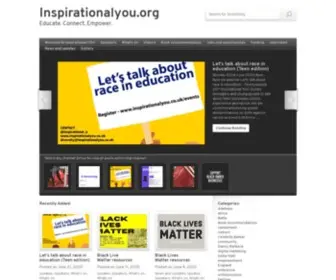 Inspirationalyou.org(Educate. Connect. Empower) Screenshot