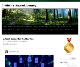 Inspirationfromawitchssacredjourney.com(A Witch's Sacred Journey) Screenshot