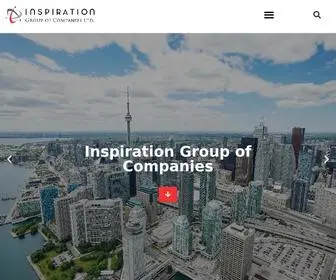 Inspirationgroup.ca(Inspiration Group of Companies Ltd) Screenshot