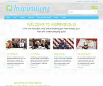 Inspirationsquiltshop.com(Inspirations Quilt Shop) Screenshot