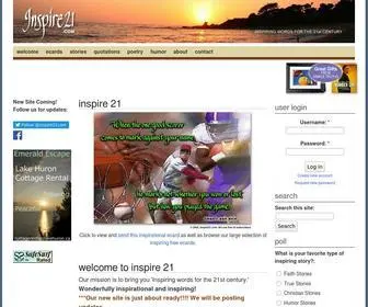 Inspire21.com(Inspire 21) Screenshot