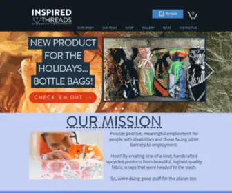 Inspired-Threads.org(Eco-friendly Blankets) Screenshot