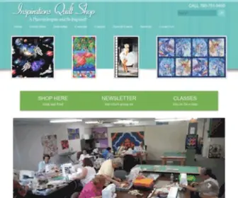 Inspired2Quilt.com(Inspirations Quilt Shop) Screenshot