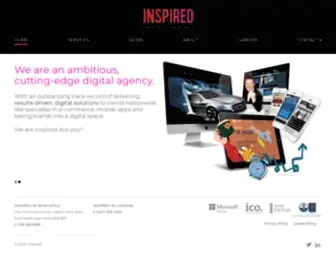 Inspiredagency.co.uk(Inspired) Screenshot