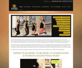 Inspiredbyfitness.ca(Inspired by Fitness) Screenshot