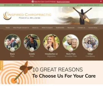 Inspiredchiropractic.com(Chiropractor Norwich) Screenshot