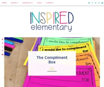 Inspiredelementary.com(Teaching ideas that inspire a love of learning) Screenshot