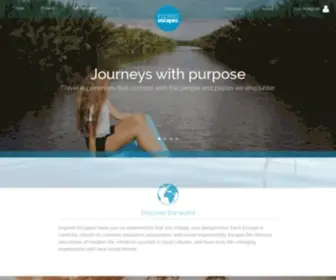 Inspiredescapes.com(We are Inspired Escapes) Screenshot