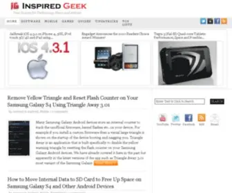 Inspiredgeek.com(Inspired Geek) Screenshot