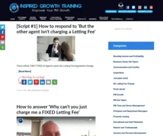 Inspiredgrowthtraining-Knowledgelibrary.com(PM Growth Articles) Screenshot