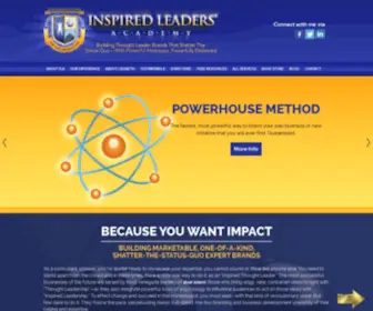 Inspiredleadersacademy.com(Branding Your Expert Business as an Inspired Thought Leader) Screenshot