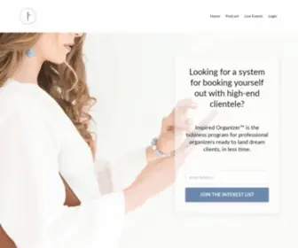Inspiredorganizer.com(New Waiting List) Screenshot