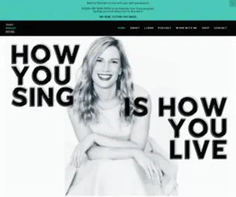 Inspiredtosing.com(Singing Lessons in Melbourne) Screenshot