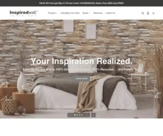 Inspiredwall.us(3D Accent wall Panels) Screenshot