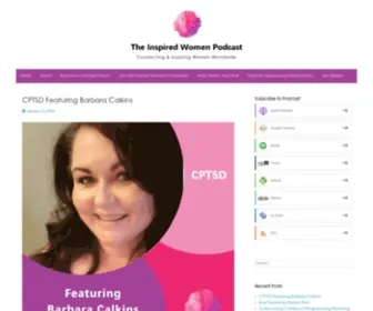 Inspiredwomenpodcast.com(Connecting & Inspiring Women Worldwide) Screenshot