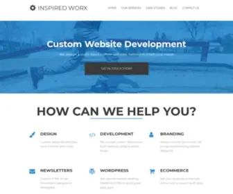 Inspiredworx.com(Custom Website Design & Development Cardiff South Wales) Screenshot
