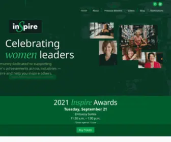 Inspirelincoln.com(Celebrating Women Leaders) Screenshot