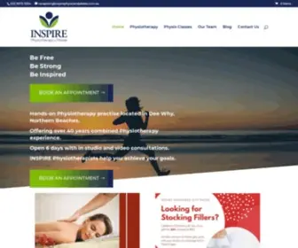 Inspirephysioandpilates.com.au(Inspire Physiotherapy and Pilates) Screenshot