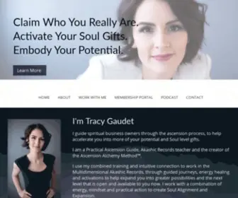 Inspireplanning.ca(TRACY GAUDET SOUL ALCHEMIST) Screenshot