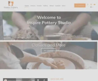 Inspirepotterystudio.com(Pottery Studio & Classes Lancaster) Screenshot