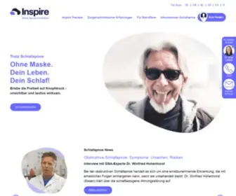 Inspiresleep.de(Inspire Therapie bei obstruktiver Schlafapnoe) Screenshot