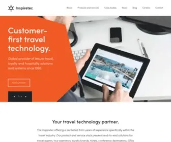 Inspiretec.com(Travel Technology Platform & Travel CRM) Screenshot