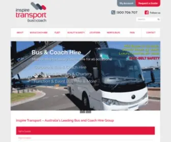 Inspiretransport.com.au(Bus Hire Sydney) Screenshot