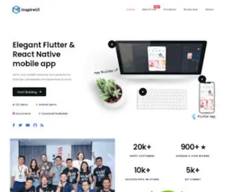 Inspireui.com(Top notch quality mobile template based Flutter & React Native Frameworks) Screenshot