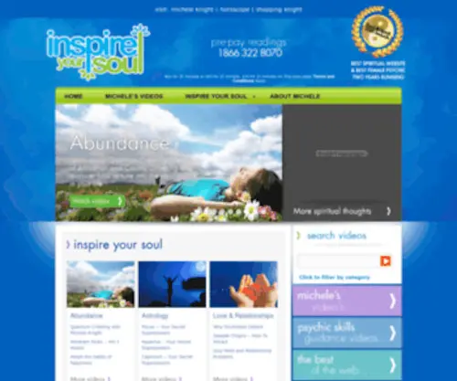 Inspireyoursoul.tv(Inspire Your Soul) Screenshot