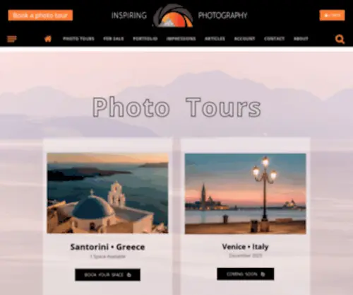 Inspiring-Photography.com(Inspiring Photography Tours and Workshops) Screenshot