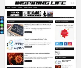 Inspiringlifetoday.com(INSPIRING LIFE) Screenshot