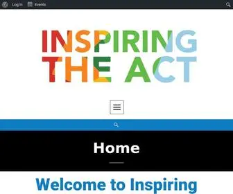 Inspiringtheact.org.au(Inspiring the ACT) Screenshot