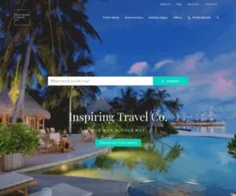 Inspiringtravelcompany.co.uk(Awe-inspiring luxury holidays with Inspiring Travel Company. Every holiday) Screenshot