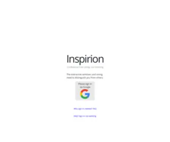 Inspirion.org(Inspirion) Screenshot