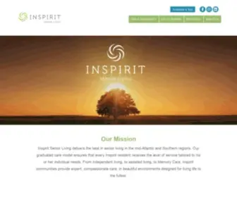 Inspiritseniorliving.com(Inspirit Senior Living) Screenshot