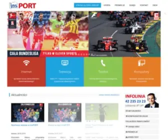 Insport.pl(Internet światłowodowy w gminie Andrespol i okolicach) Screenshot