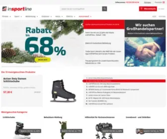 Insportline.at(Der größte Hersteller und Verkäufer von Fitnessgeräten in Osterreich) Screenshot