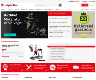 Insportline.sk(Najväčší výrobca a predajca fitness v SR) Screenshot